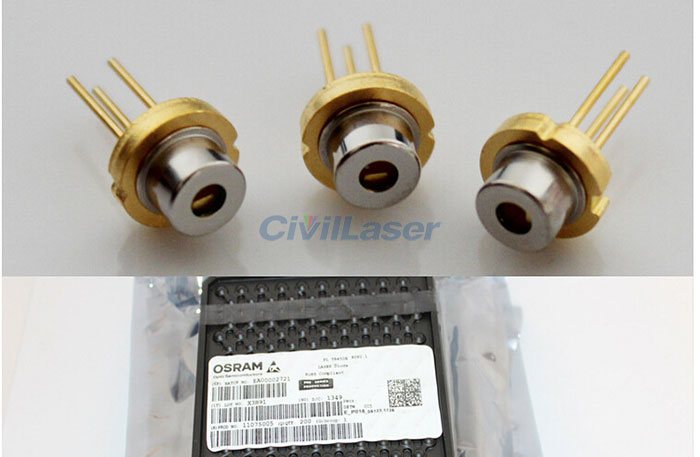 OSRAM 520nm 30mw PTL5 520 녹색 레이저 다이오드 TO56